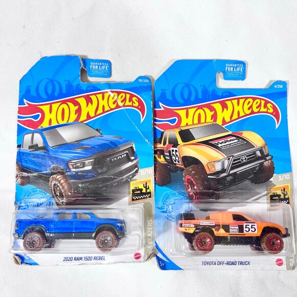 Hot Wheels Carded Lot Of 10 Various Years Toy Cars Trucks Kids New (K) - Picture 2 of 6